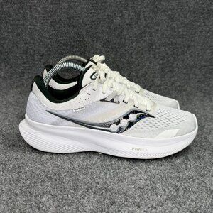 Saucony Ride 16 Running Shoes Women's Size 7.5 White Athletic Training Sneakers